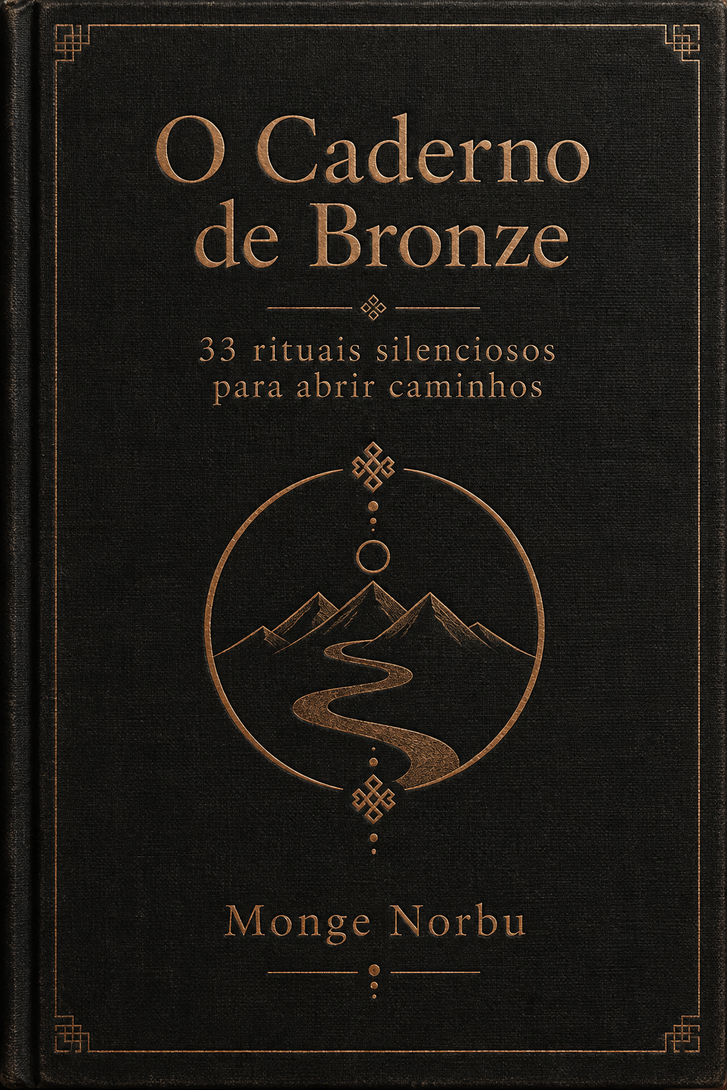 Capa de O Caderno de Bronze